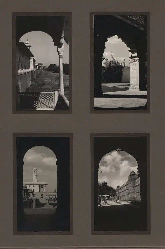 Fotoalbum mit 96 Fotos Neu-Delhi, Ansicht Neu-Delhi, Rotes Fort, Strassenbahn, Rashtrapati Bhavan, Shri Laxmi Narayan 24