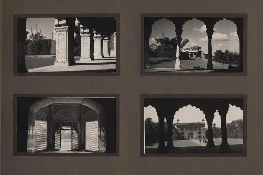 Fotoalbum mit 96 Fotos Neu-Delhi, Ansicht Neu-Delhi, Rotes Fort, Strassenbahn, Rashtrapati Bhavan, Shri Laxmi Narayan 3