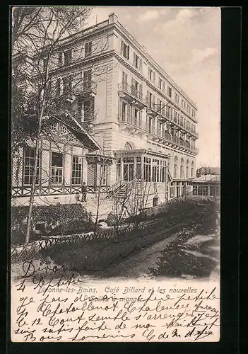 AK Divonne-les-Bains, Café Billard et les nouvelles Salles à manger