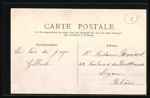 AK Couhé-Vérac, Vue prise dans les Heronnieres