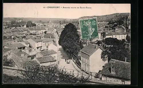 AK Chauvigny, Arrivee Route de Saint-Savin
