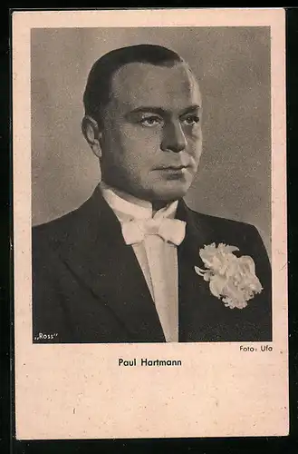AK Schauspieler Paul Hartmann im Anzug