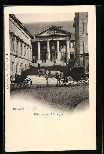 AK Poitiers, Péristyle du Palais de Justice