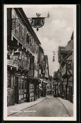 AK Hildesheim, Geschäfte in der Schuhstrasse