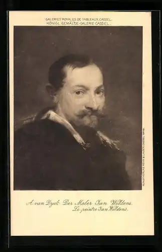 AK A. van Dyck, Der Maler Jan Wildens