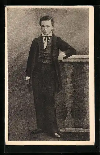 AK Präsident Masaryk (TGM) in jungen Jahren