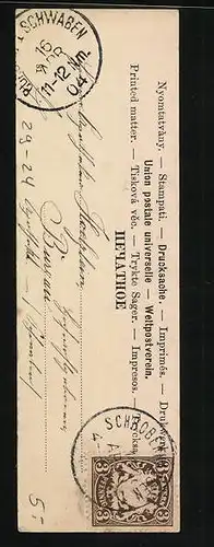 Mini-AK Kind mit weissen Schuhen in der Hand