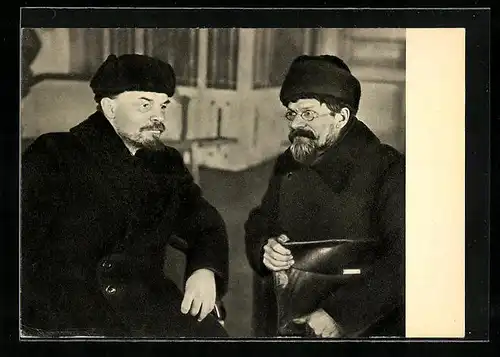 AK Lenin und Kalinin in Moskau 1920