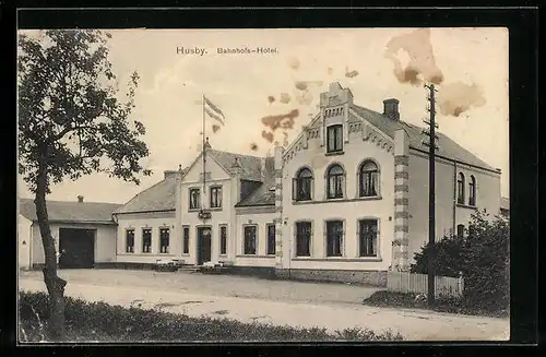 AK Husby, Bahnhofs-Hotel