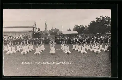 AK Wil, St. Gallisches Kantonalturnfest in Wil 1923