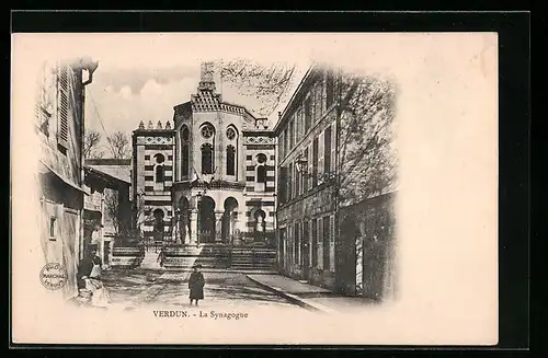 AK Verdun, La Synagogue, Synagoge