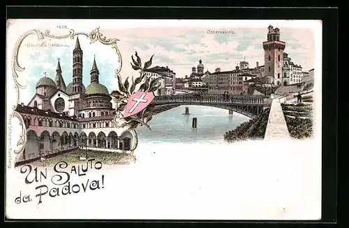 Lithographie Padova, Basilica di S. Antonio, Osservatorio