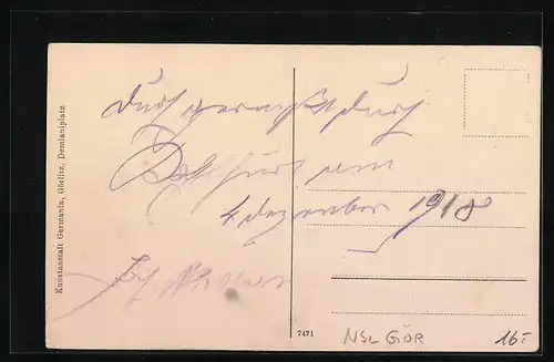 AK Kohlfurt, Strassenpartie mit Wohnhäusern