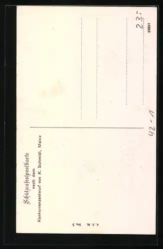 AK Mainz, 26. Verbandsschiessen d. Mittelrheinischen u.d. Pfälz. Schützenbundes u.d. Badischen Landessch.-Vereins 1913