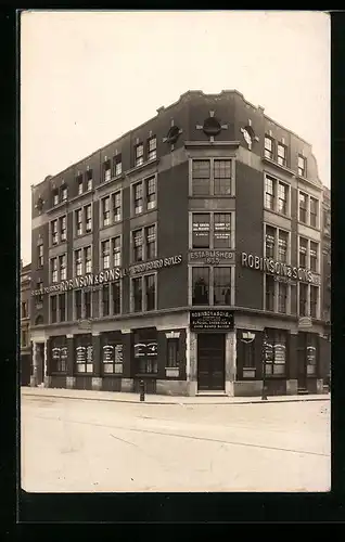AK London, Robinson & Sons Company, 55 Fann Street
