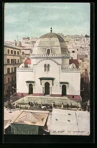 AK Alger, La Synagogue, Ansicht der Synagoge
