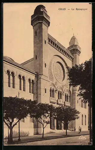 AK Oran, La Synagogue, Ansicht der Synagoge