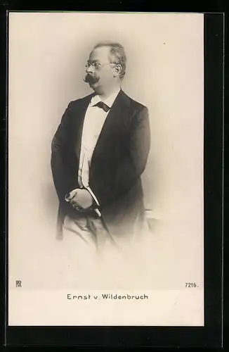 AK Portrait des Schriftstellers Ernst v. Wildenbruch