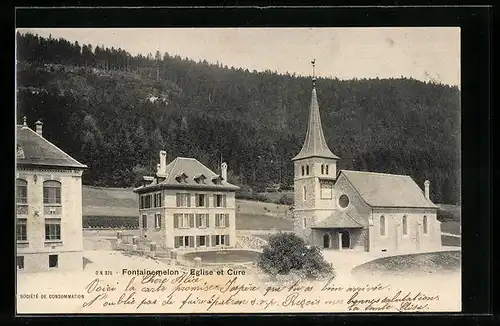 AK Fontainemelon, Eglise et Cure