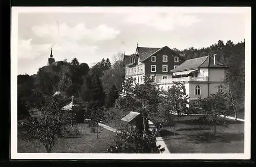 AK St. Chrischona, Haus zu den Bergen mit Anlagen