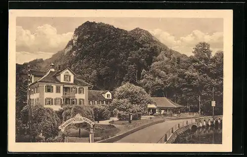 AK Gersau, Pension Villa Maria, Strassenpartie