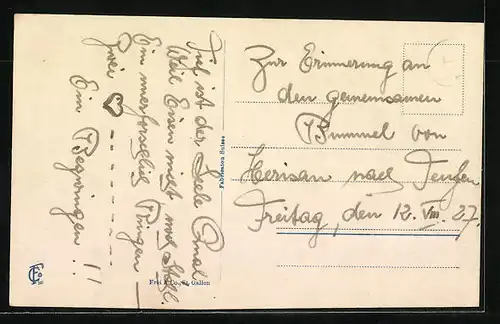 AK Teufen, Strassenpartie mit Geschäft