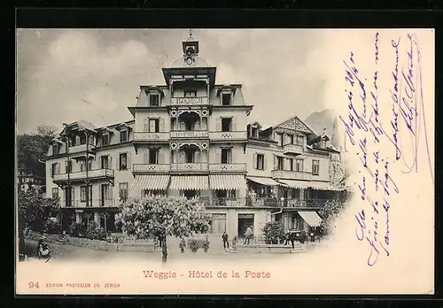 AK Weggis, Hotel de la Poste