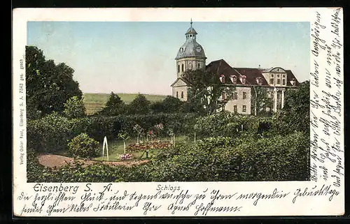 AK Eisenberg S. A., Schloss mit Garten