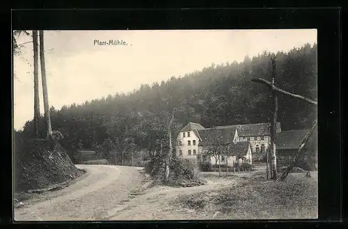 AK Eisenberg, Blick auf Pfarr-Mühle