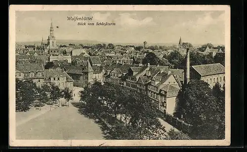 AK Wolfenbüttel, Blick vom Schlossturm