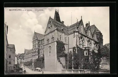 AK Marburg a. d. Lahn, Ansicht der Universität