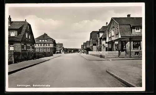 AK Renningen, Partie in der Bahnhofstrasse