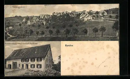 AK Randen, Restaurant von Edmund Neukum, Totalansicht