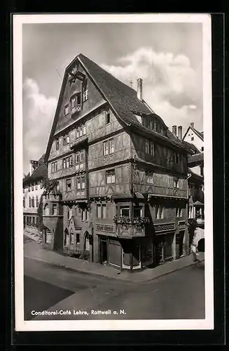 AK Rottweil a. N., Konditorei und Cafe Lehre