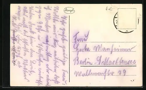 AK Sassnitz, Fährschiff Sassnitz in See gehend