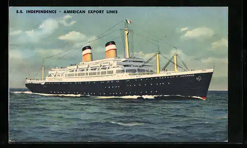 AK Passagierschiff S.S. Independence, American Export Lines