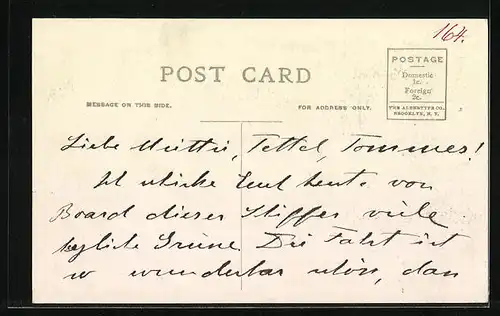 AK Hudson River Day Line Steamer Hendrick Hudson