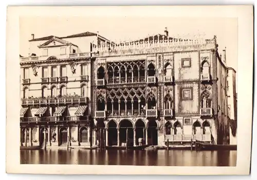 Fotografie Giovanni Brizeghel, Venezia, Ansicht Venedig, Ca` d`Oro Canale Grande