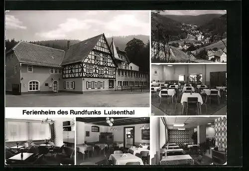 AK Luisenthal /Thür., Ferienheim des Rundfunks, Innenansichten