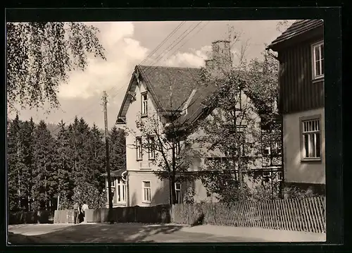 AK Finsterbergen /Thür. Wald, FDGB-Erholungsheim Ernst Kamieth