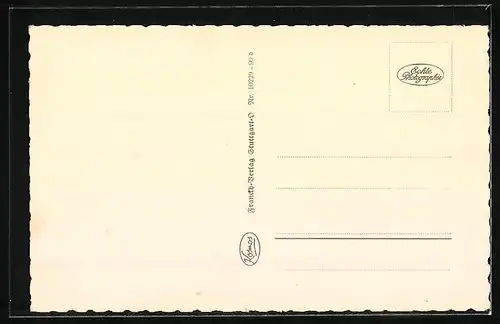 AK Ludwigsburg, Ortsansicht mit Stadtkirche