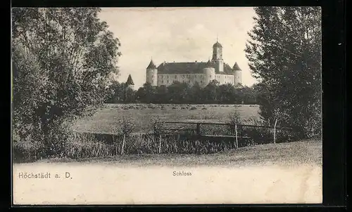 AK Höchstädt a. D., Schloss