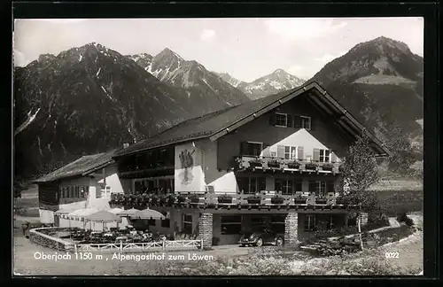 AK Oberjoch, Alpengasthof zum Löwen