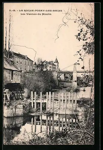AK La Roche-Posay-les-Bains, Les Vannes du Moulin