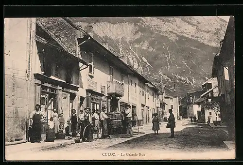 AK Culoz, La Grande-Rue