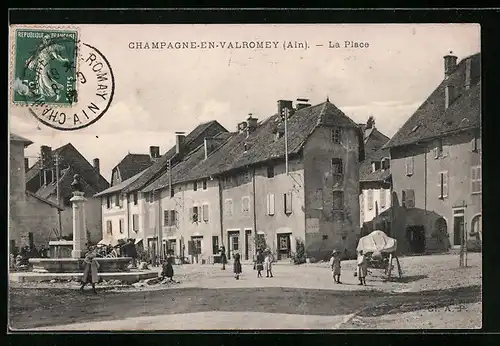 AK Champagne-en-Valromey, La Place
