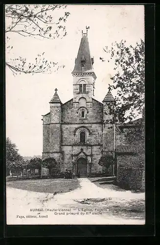 AK Aureil, L`Eglise, Facade principale