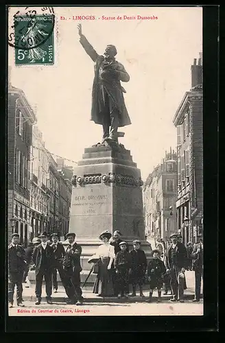 AK Limoges, Statue de Denis Dussoubs