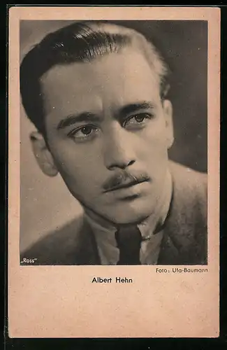 AK Schauspieler Albert Hehn mit nachdenklichem Blick
