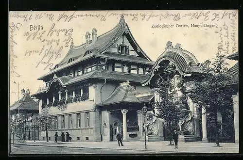 AK Berlin, Eingang zum Zoologischen Garten